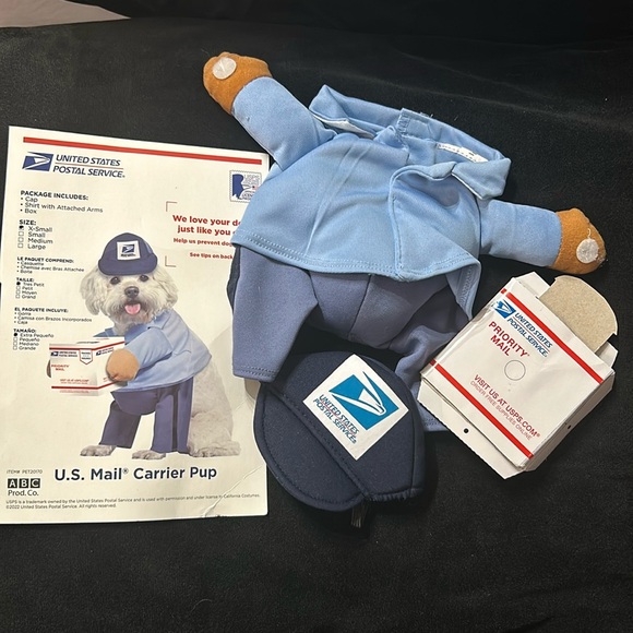 USPS Delivery Driver Dog & Cat Costume - Picture 2 of 5